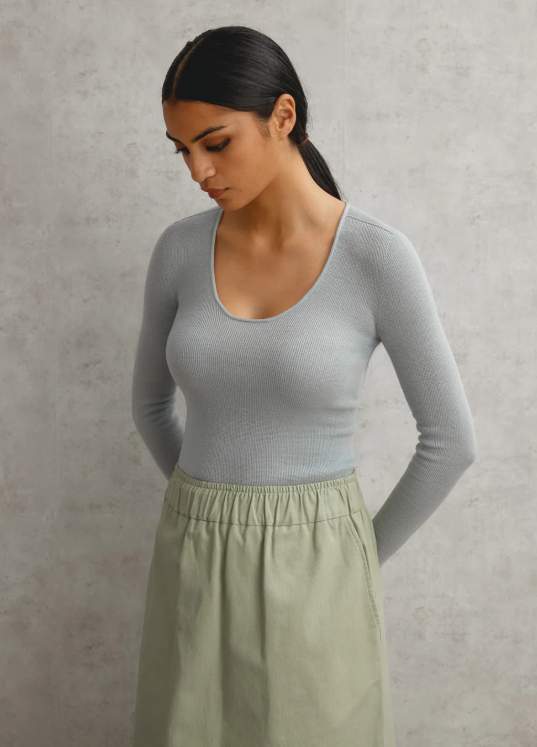 Standard Issue Merino U Top - Powder