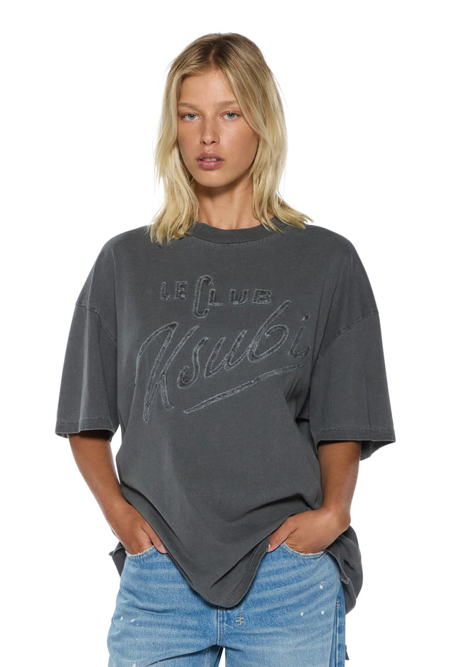 Ksubi Le Club Boyfriend SS Tee - Charcoal