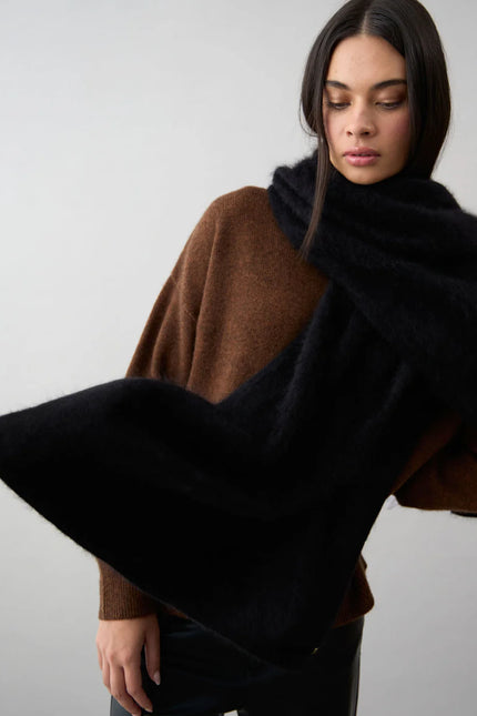 Mia Fratino Brushed Wrap - Jet
