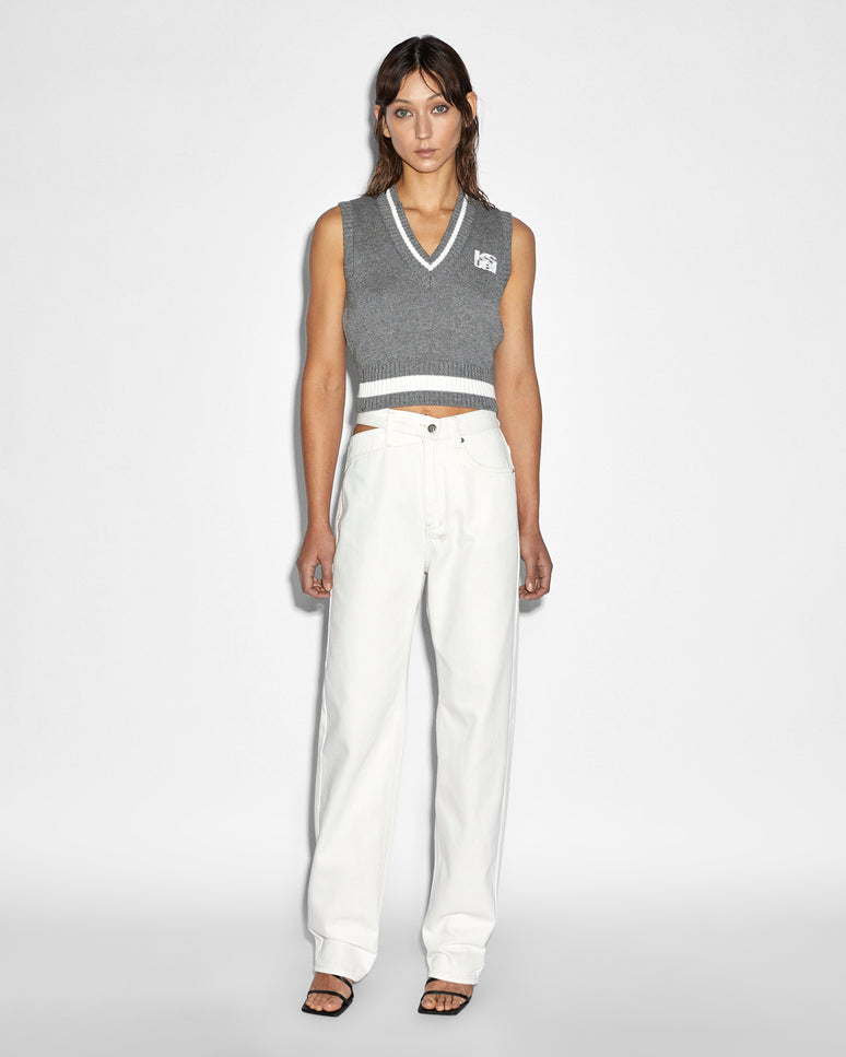 Ksubi Skipper Vest - Grey Marle