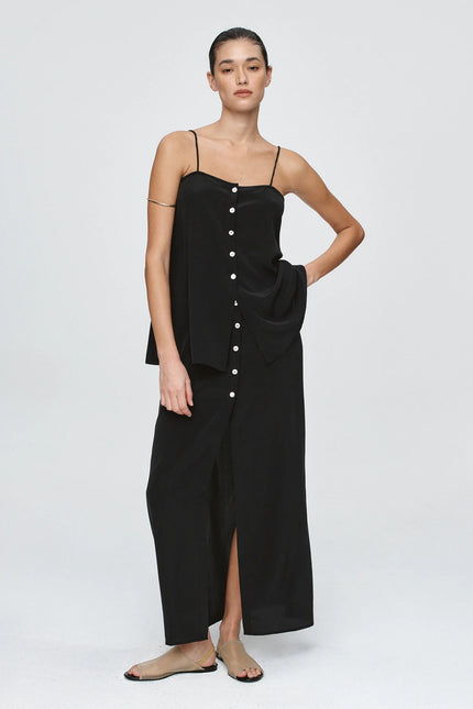 Marle Yina Top - Silk - Black