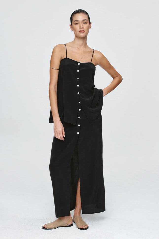 Marle Yina Top - Silk - Black