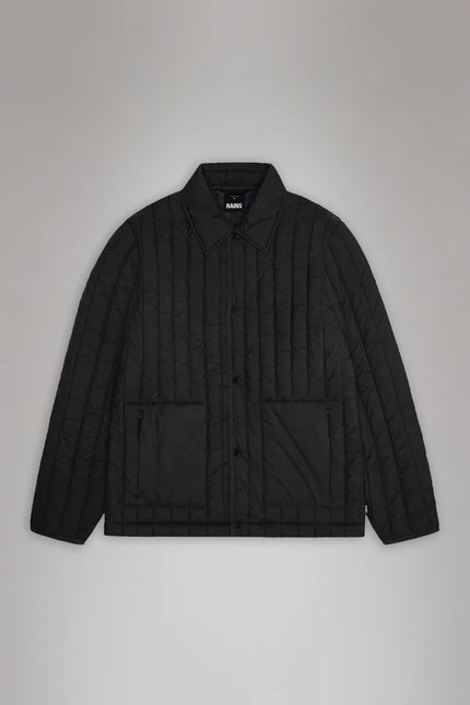 Rains Banja Liner Overshirt - Black