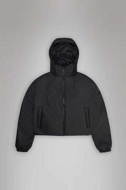 Rains Lohja Short Insulated Jacket - Black