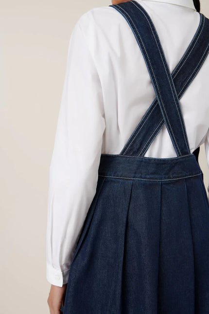 Kowtow Apron Dress - Indigo Denim