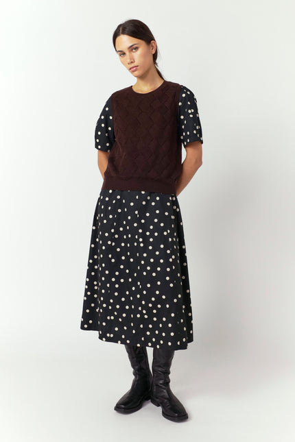 Sylvester Basket Vest - Espresso