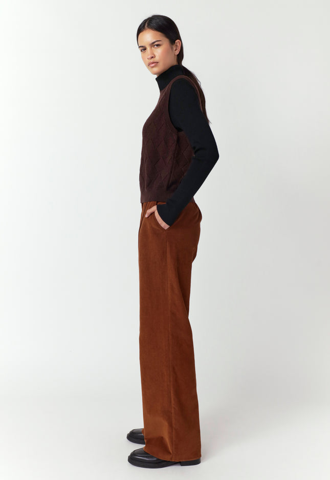 Sylvester Basket Vest - Espresso