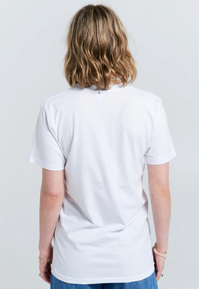 Karen Walker Cat Lady Organic Cotton T-Shirt - White