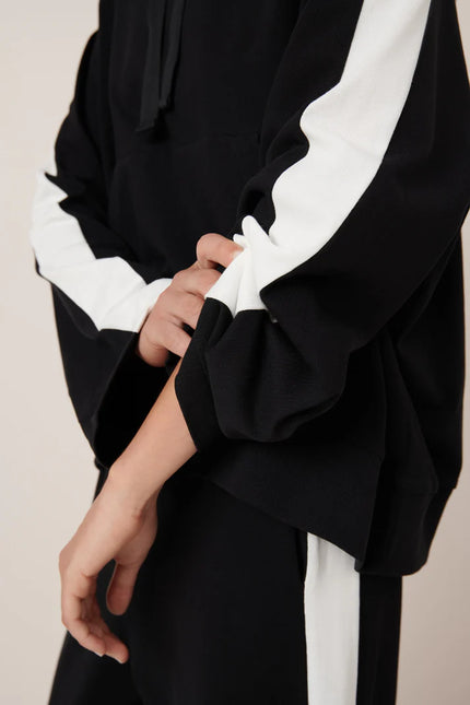 Kowtow Contrast Hoodie - Black