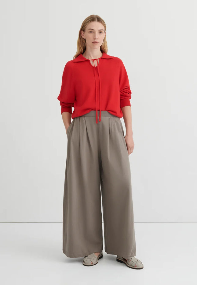 Kowtow Drape Pant - Flint