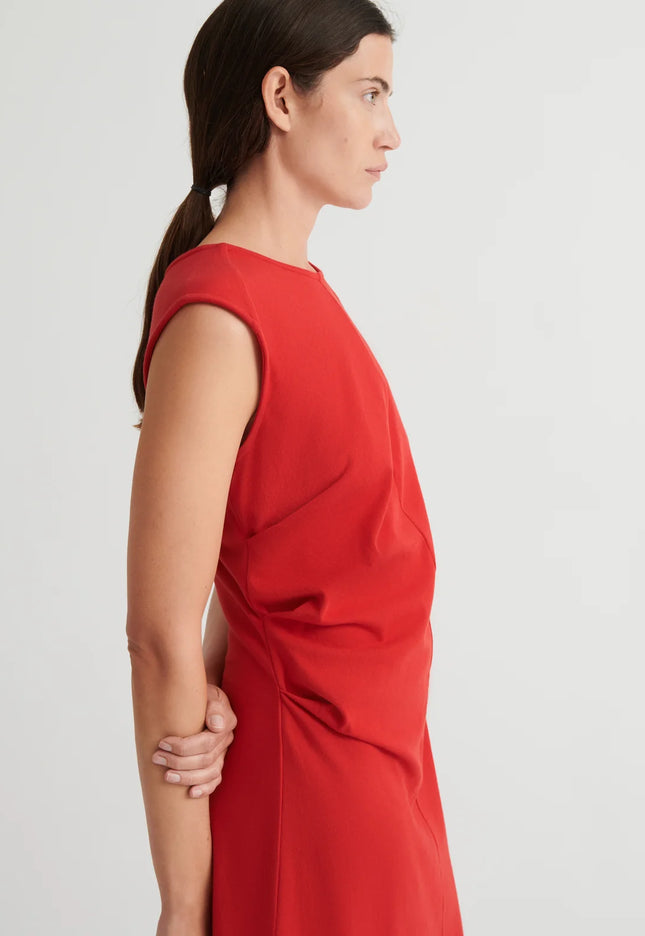 Kowtow Ember Dress - Poppy Red