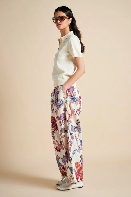 Karen Walker Avante Pants - Cream Multi