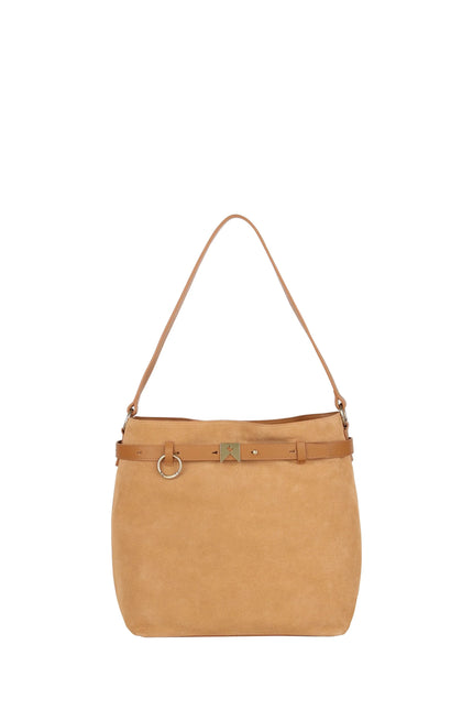Karen Walker Rider Bucket Bag - Tan