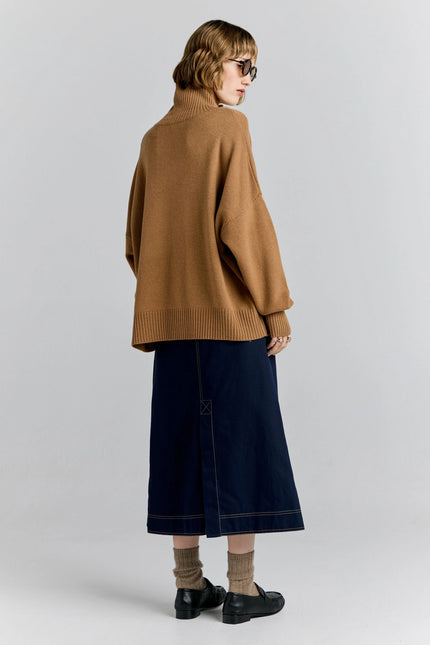 Karen Walker K Flag Sweater - Tan