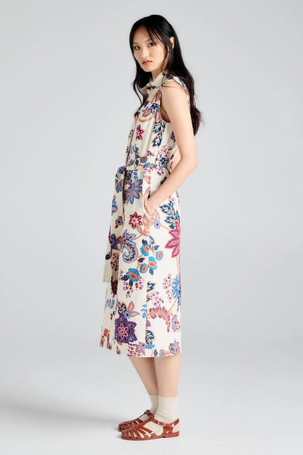 Karen Walker Odette Dress - Cream Multi