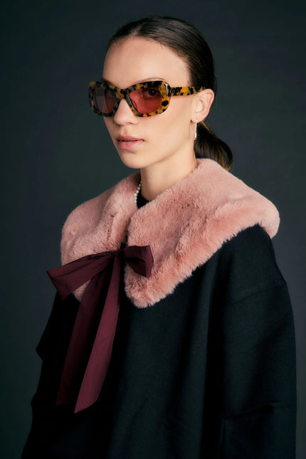 Karen Walker Runaway Collar - Dusty Rose