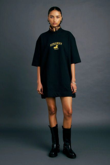 Karen Walker Runaway Academy Dress - Black/Gold