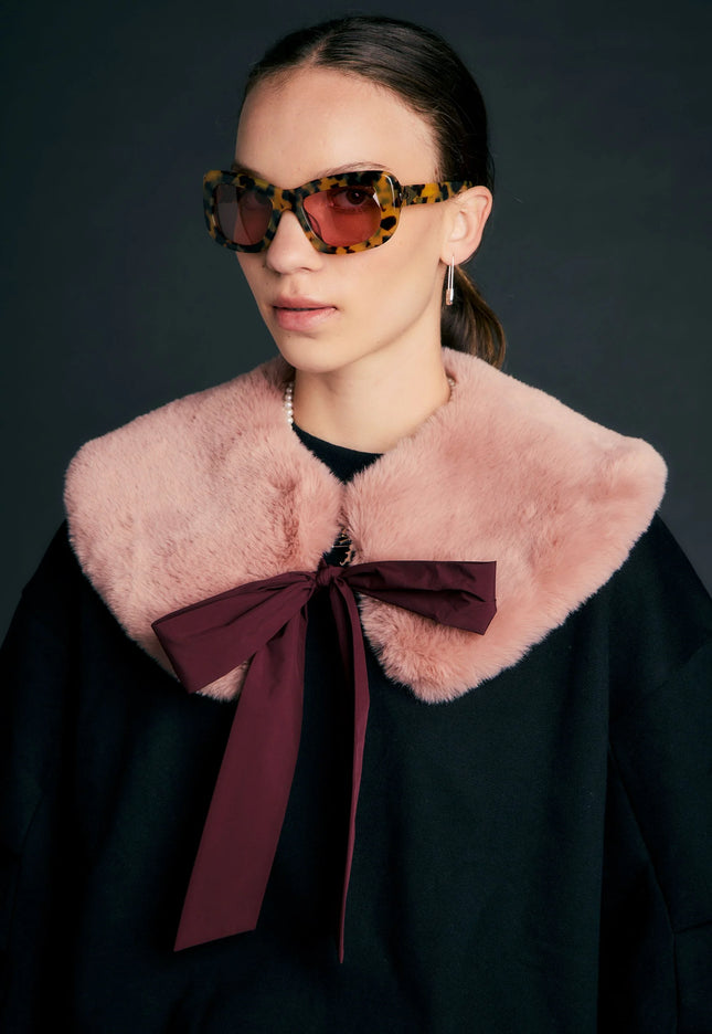 Karen Walker Runaway Collar - Dusty Rose