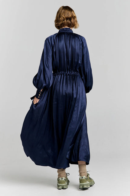 Karen Walker Deluge Dress - Royal Navy