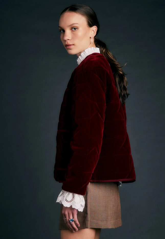 Karen Walker Ashford Jacket - Merlot