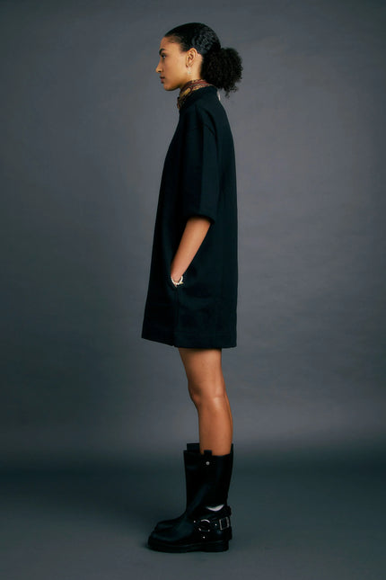 Karen Walker Runaway Academy Dress - Black/Gold