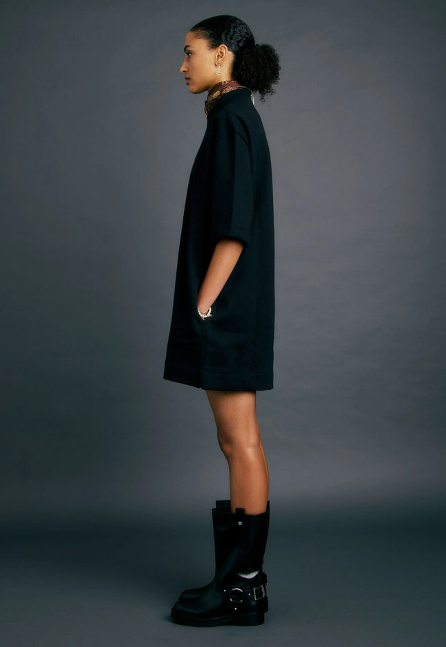 Karen Walker Runaway Academy Dress - Black/Gold