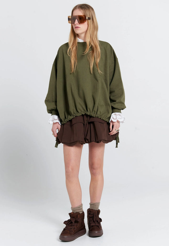 Karen Walker Fraternity Sweatshirt - Hunter Green