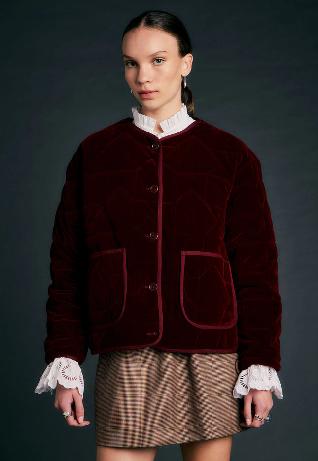 Karen Walker Ashford Jacket - Merlot