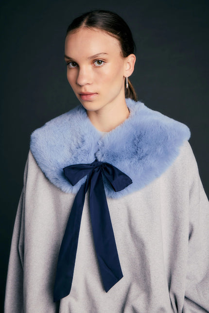 Karen Walker Runaway Collar - Dusty Blue