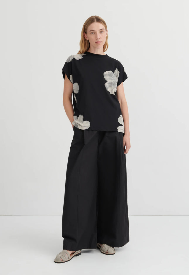 Kowtow Geometry Tee - Monochrome Floral
