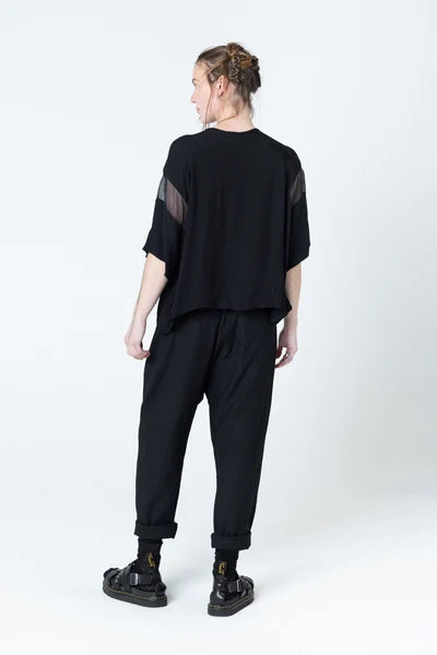 Company of Strangers Glaze Trackie ~ Black