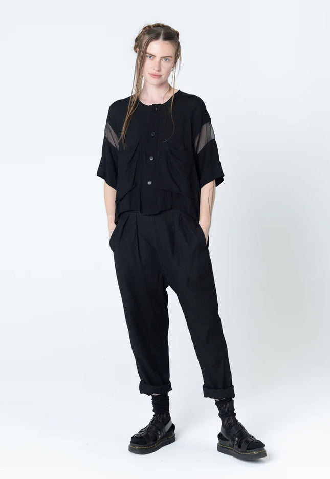 Company of Strangers Glaze Trackie ~ Black
