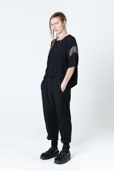 Company of Strangers Glaze Trackie ~ Black