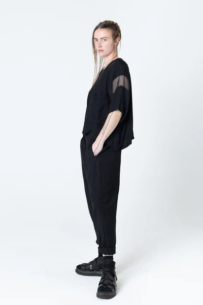 Company of Strangers Glaze Trackie ~ Black