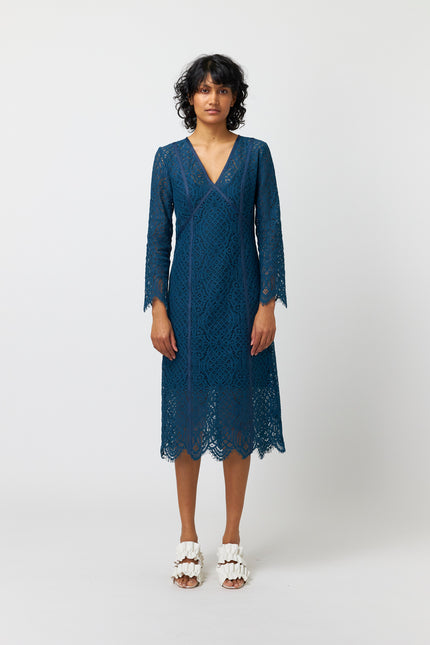 Kate Sylvester Hannah Dress - Lace - Teal