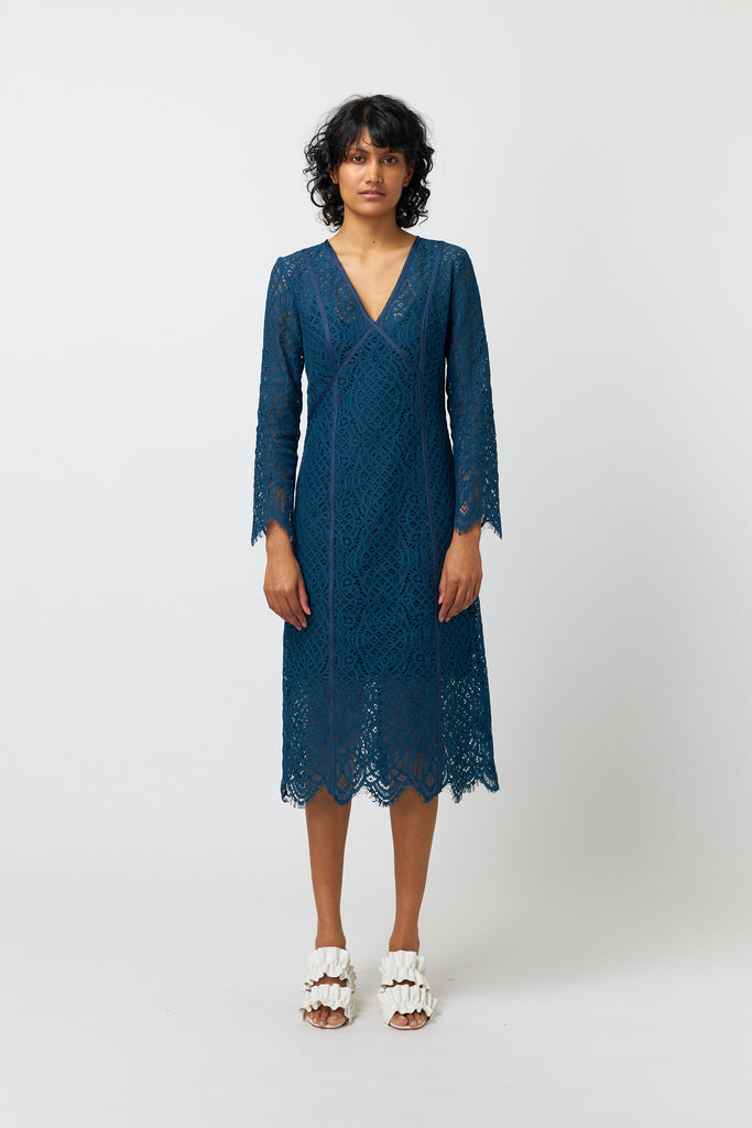 Kate Sylvester Hannah Dress - Lace - Teal