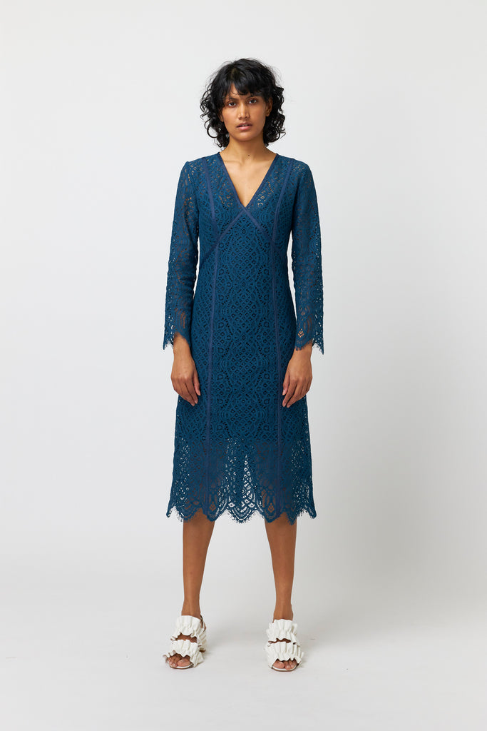 Kate Sylvester Hannah Dress - Lace - Teal