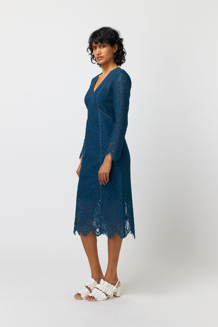 Kate Sylvester Hannah Dress - Lace - Teal