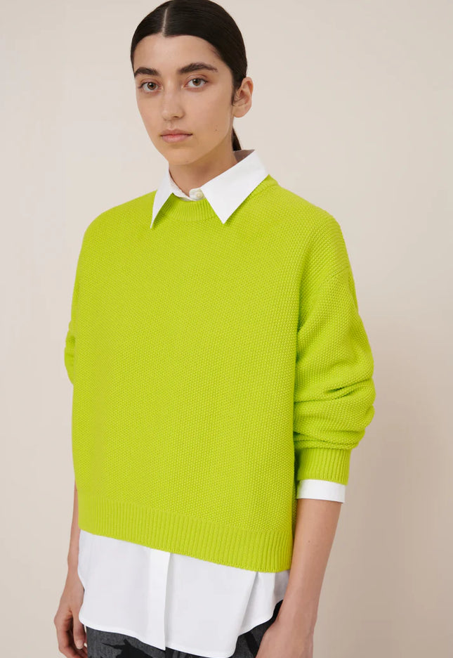Kowtow Hero Crew - Fluro Yellow