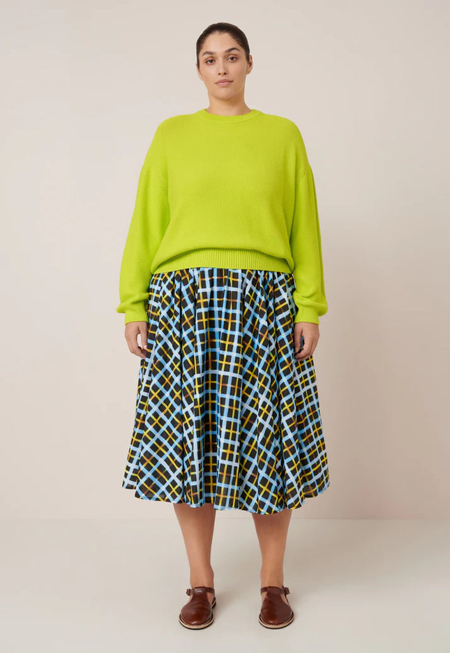 Kowtow Hero Crew - Fluro Yellow