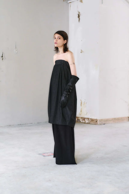 Otsu Utatane Sweat Shirting - Black