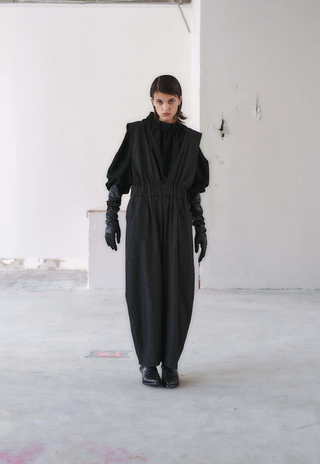 Otsu Ihojin Long Sleeve - Wool mix - Black