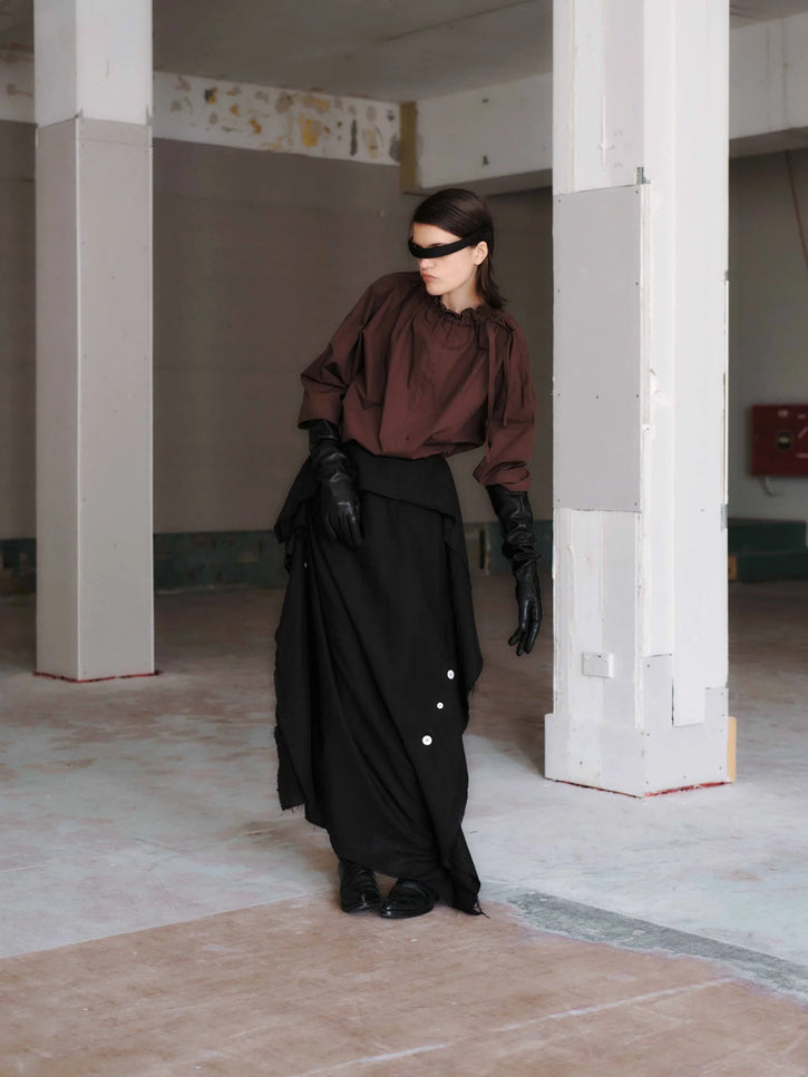 Otsu Ihojin Short Sleeve Cotton - Co Black