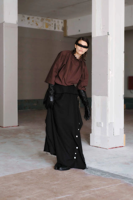 Otsu Ihojin Short Sleeve Cotton - Co Black