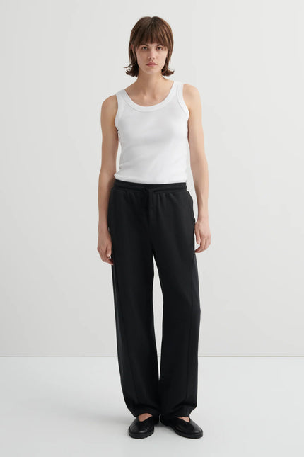 Kowtow Intent Trackpant - Charcoal Marle
