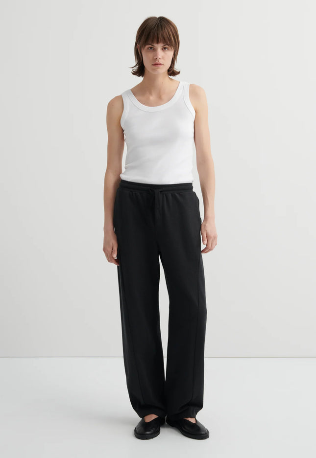 Kowtow Intent Trackpant - Charcoal Marle