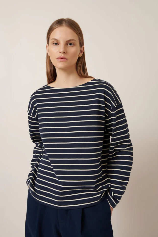 Kowtow Leo Top - Sailor Stripe