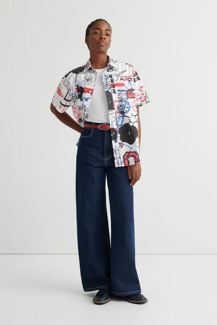 Kowtow Mani Shirt - Anniversary Print