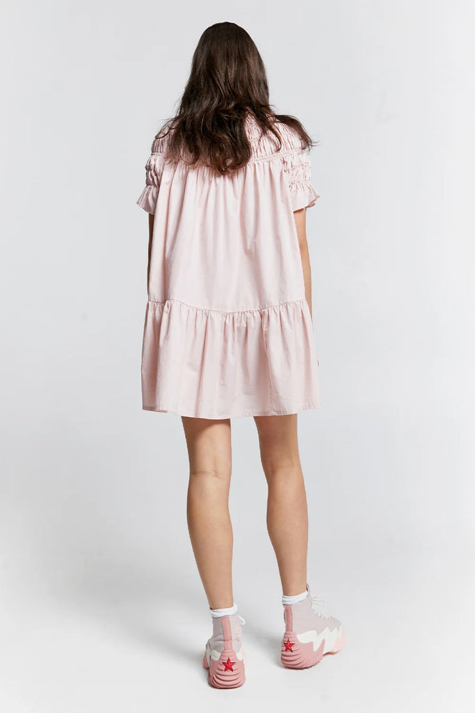 Karen Walker Mini Orestes Dress - Organic Cotton - Dusty Pink