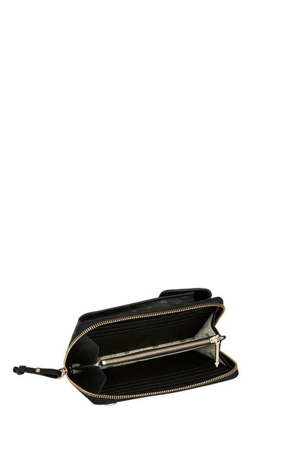 Karen Walker Monogram Phone Wallet - Black